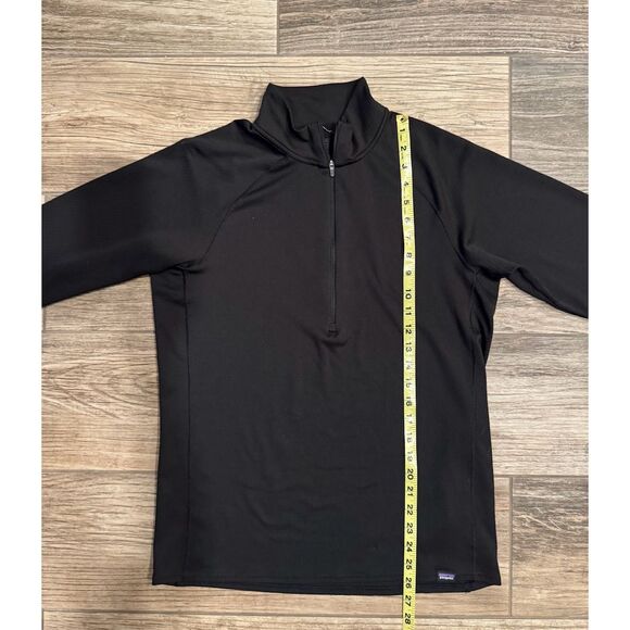 Patagonia Unisex Black Midweight Baselayer Top M Long Sleeve Pullover - Picture 8 of 9